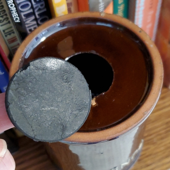 Vintage Money Coin Bank Ceramic Pottery BOHO Savings Decor Primitive Farmhouse - Picture 13 of 16